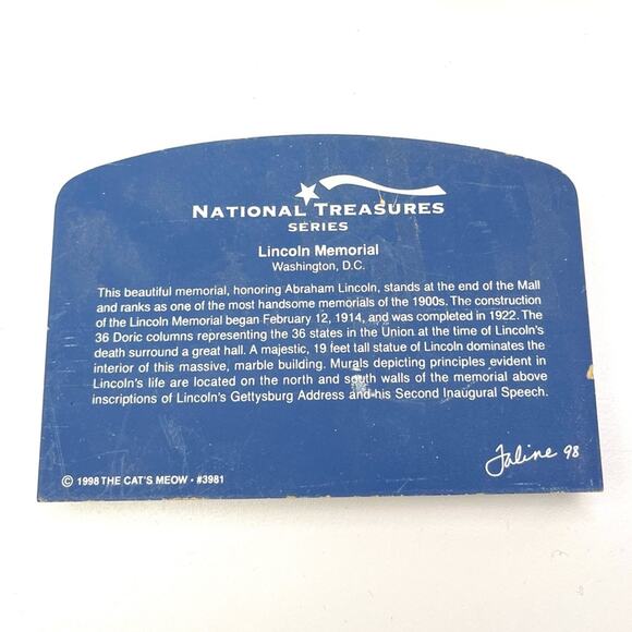 Vintage 1993-1998 Cape May & National Treasures Shelf Sitters by The Cat's Meow - Picture 5 of 12